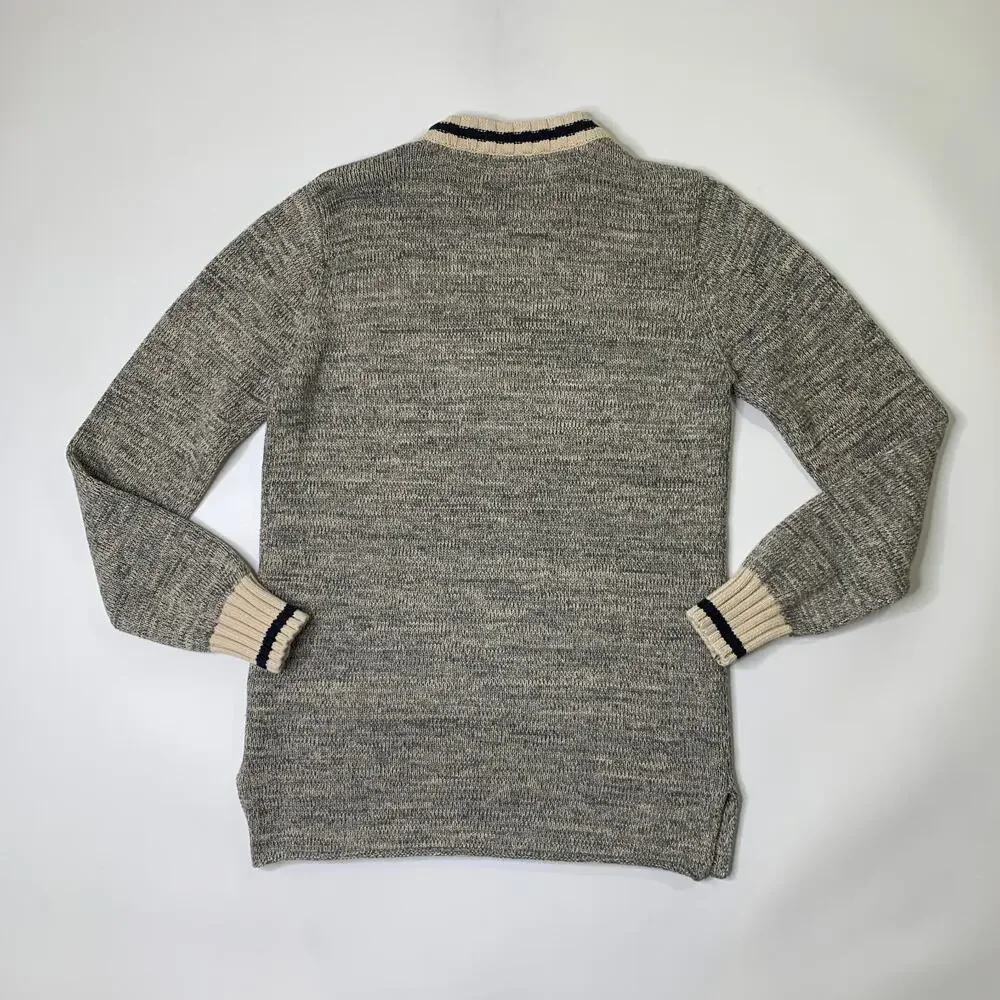 Notre Dame‎ Fighting Irish Sweater Mens L Large Textured Knit Cotton Renu Bruzer